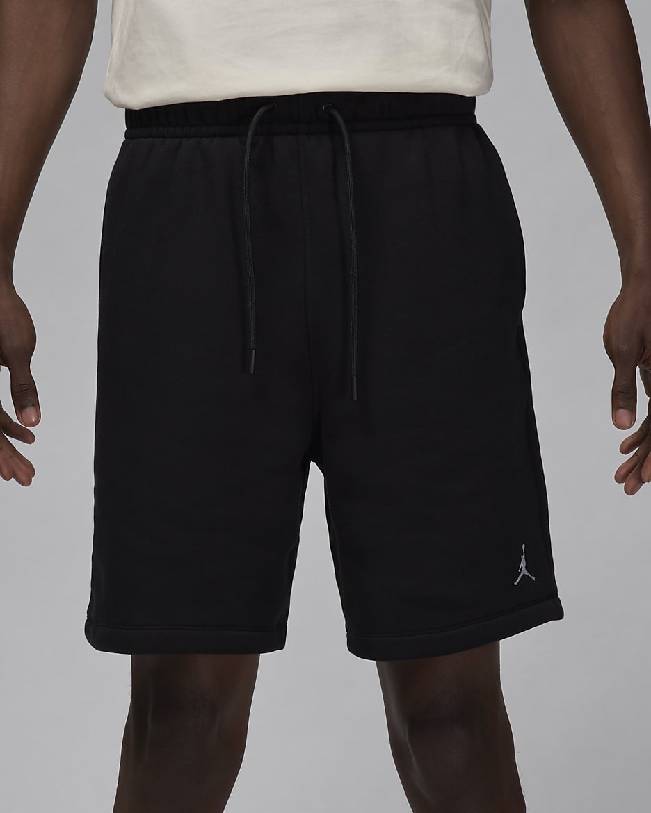Jordan fleece shorts black hotsell